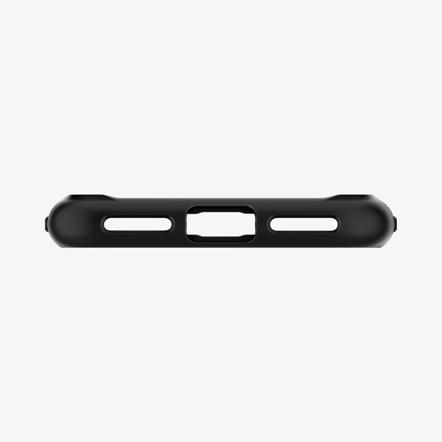 042CS20926 - iPhone SE Ultra Hybrid case in black showing the bottom