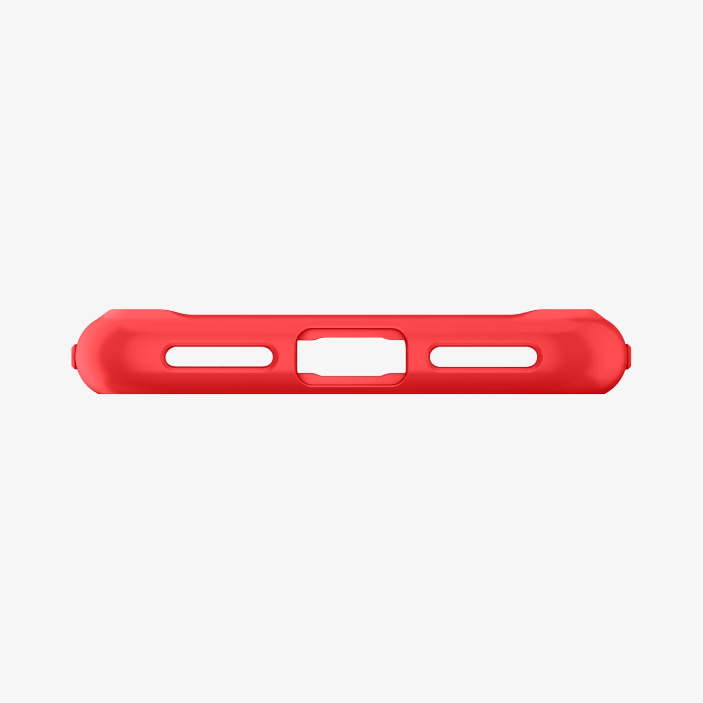 042CS21724 - iPhone SE Ultra Hybrid case in red showing the bottom