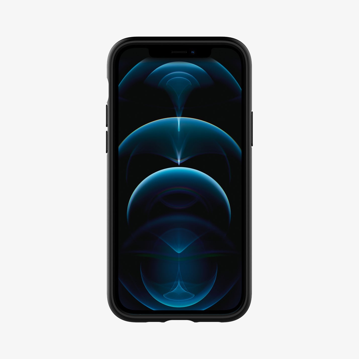 ACS02297 - iPhone 12 / iPhone 12 Pro Case Slim Armor CS in navy blue showing the front