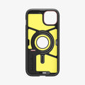 ACS06813 - iPhone 15 Case Tough Armor (MagFit) in rose gold showing the inside of case