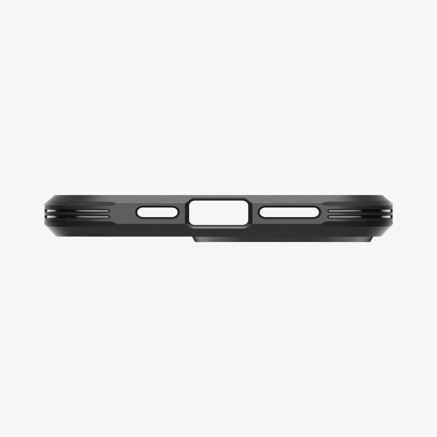 ACS06732 - iPhone 15 Pro Case Tough Armor (MagFit) in gunmetal showing the bottom