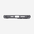 ACS06806 - iPhone 15 Case Ultra Hybrid Zero One showing the bottom with precise cutouts