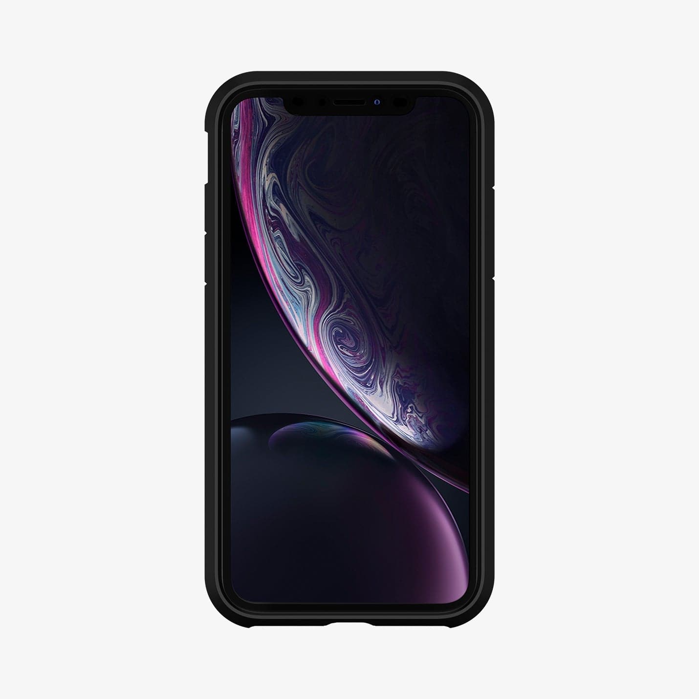 064CS24876 - iPhone XR Case Tough Armor in black showing the front