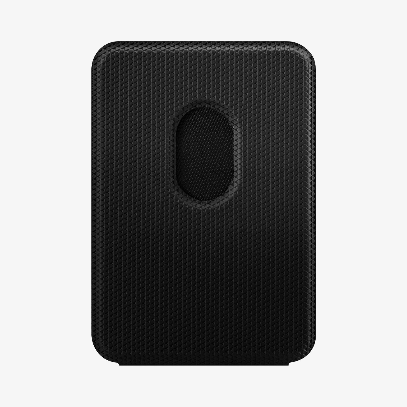 AMP02834 - Universal Card Holder Smart Fold in black showing the back