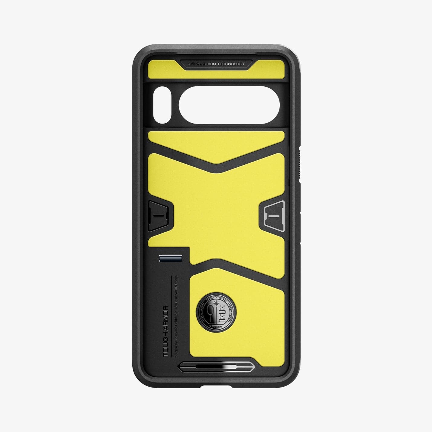 ACS06320 - Pixel 8 Pro Case Tough Armor in metal slate showing the inside of case