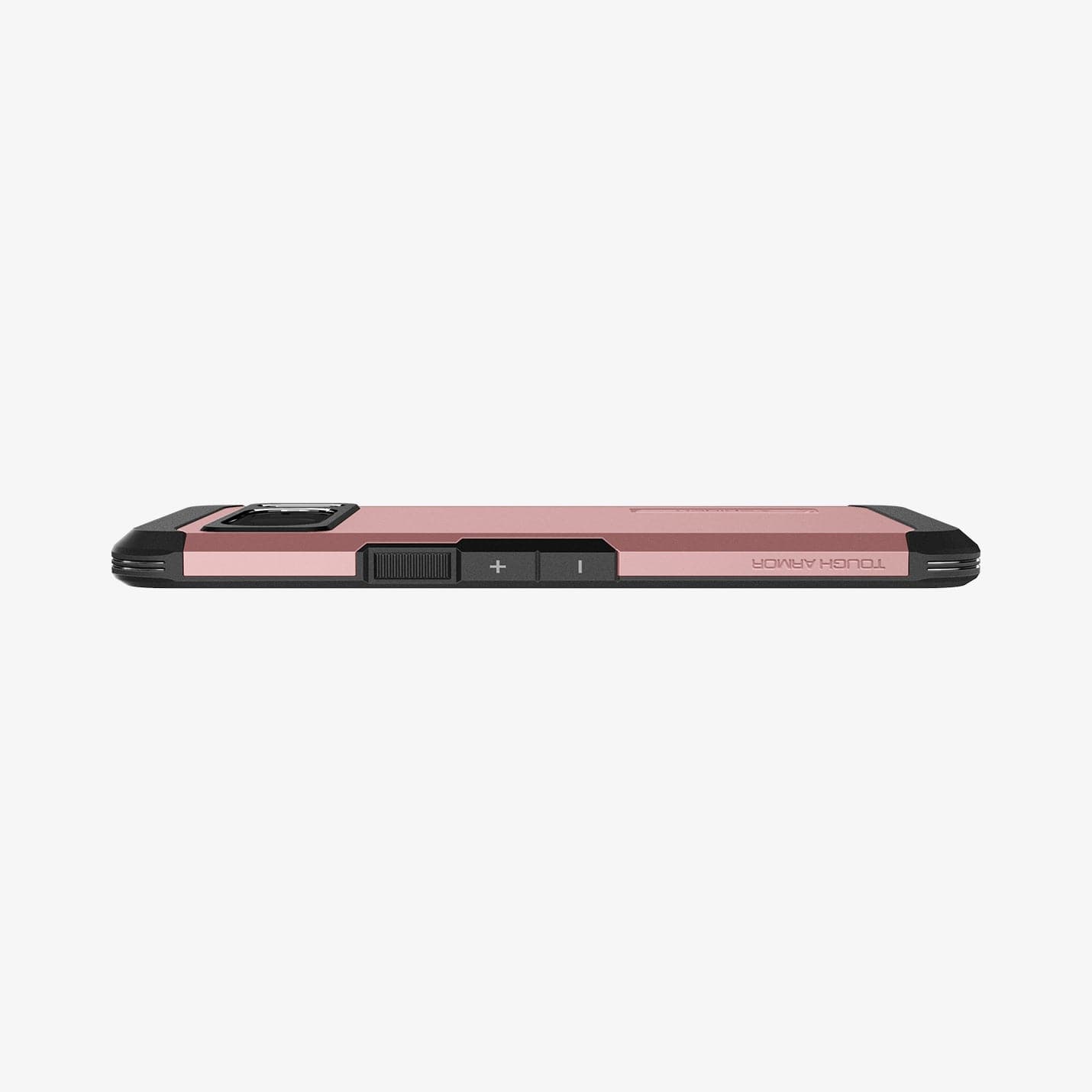 ACS06321 - Pixel 8 Pro Case Tough Armor in rose gold showing the side and partial back