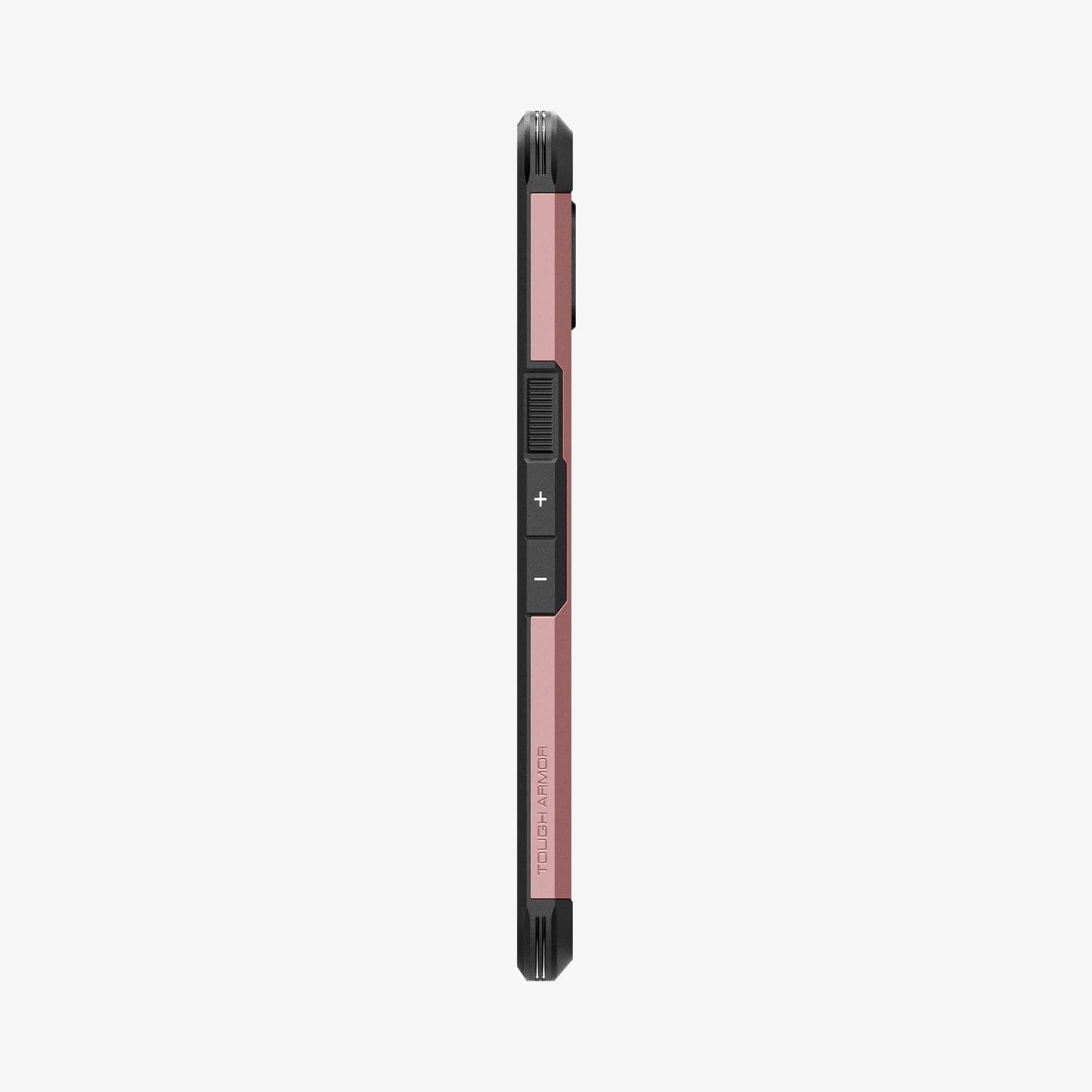 ACS06321 - Pixel 8 Pro Case Tough Armor in rose gold showing the side with volume controls