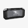 ACS00212 - Nintendo Switch Lite Case Rugged Armor in matte black showing the back and partial side