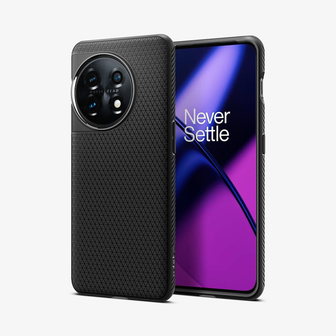 ACS05799 - OnePlus 11 Series Liquid Air Case in Matte Black showing the back