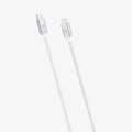 ACA04467 - ArcWire™ USB-C to Lightning Cable PB2200 in white showing both ends of cable