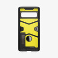 ACS03462 - Pixel 6 Pro Case Tough Armor in gunmetal showing the inside of case