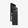 ACS04696 - Pixel 7 Case Liquid Air in matte black showing the back, sides and partial front