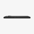 ACS04723 - Pixel 7 Pro Case Liquid Air in matte black showing the side and partial back with device laying flat