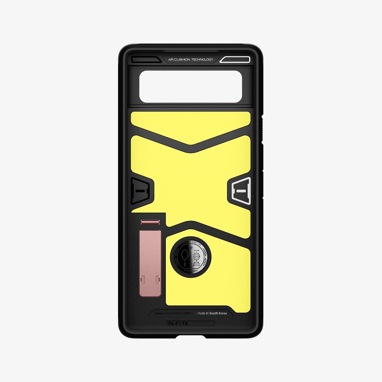 ACS03444 - Pixel 6 Case Tough Armor in rose gold showing the inside of case