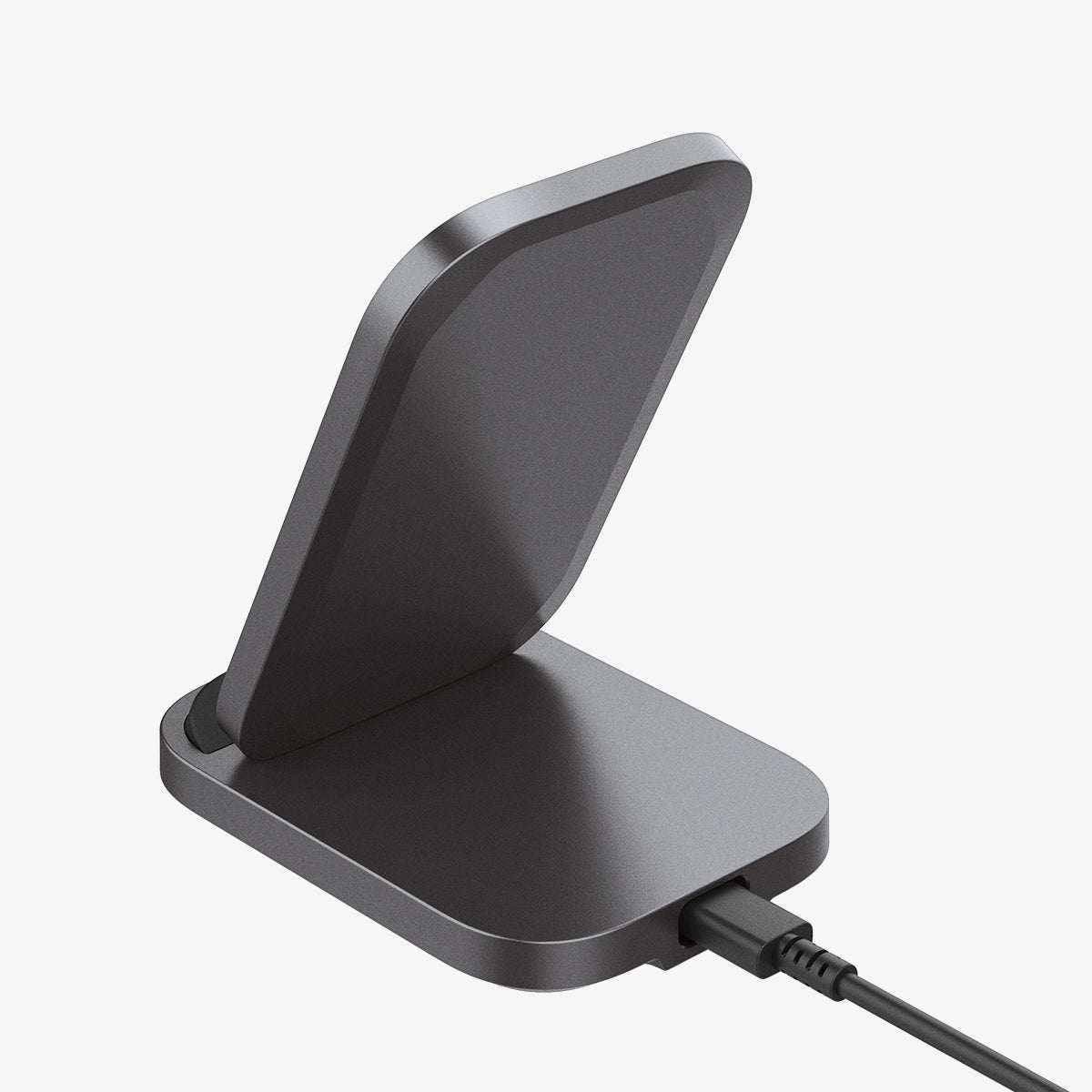 ACH06254 - ArcField PF2102 Wireless Charger in black showing the back and side