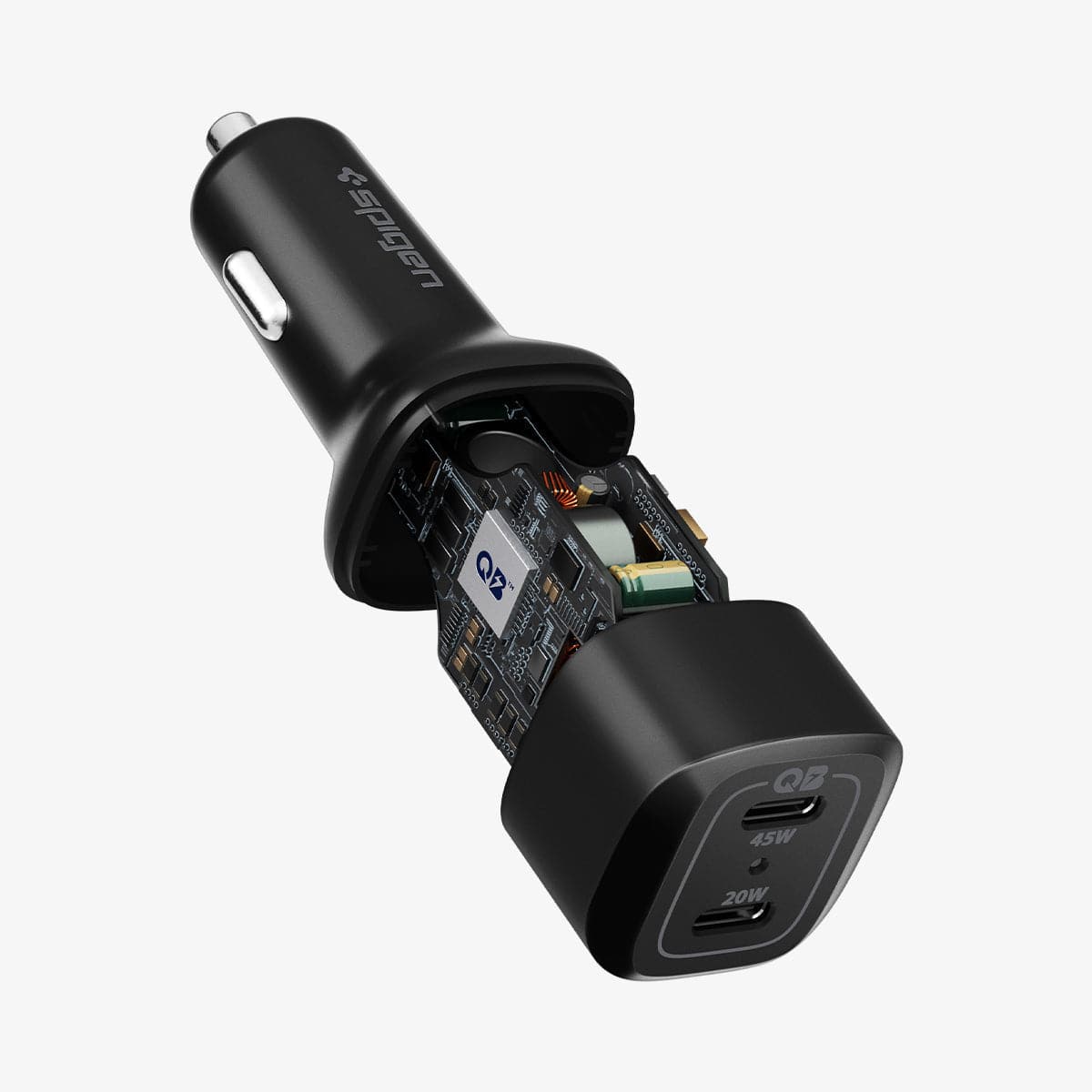 ACP02562 - ArcStation™ Car Charger PC2000 showing the inside technology component