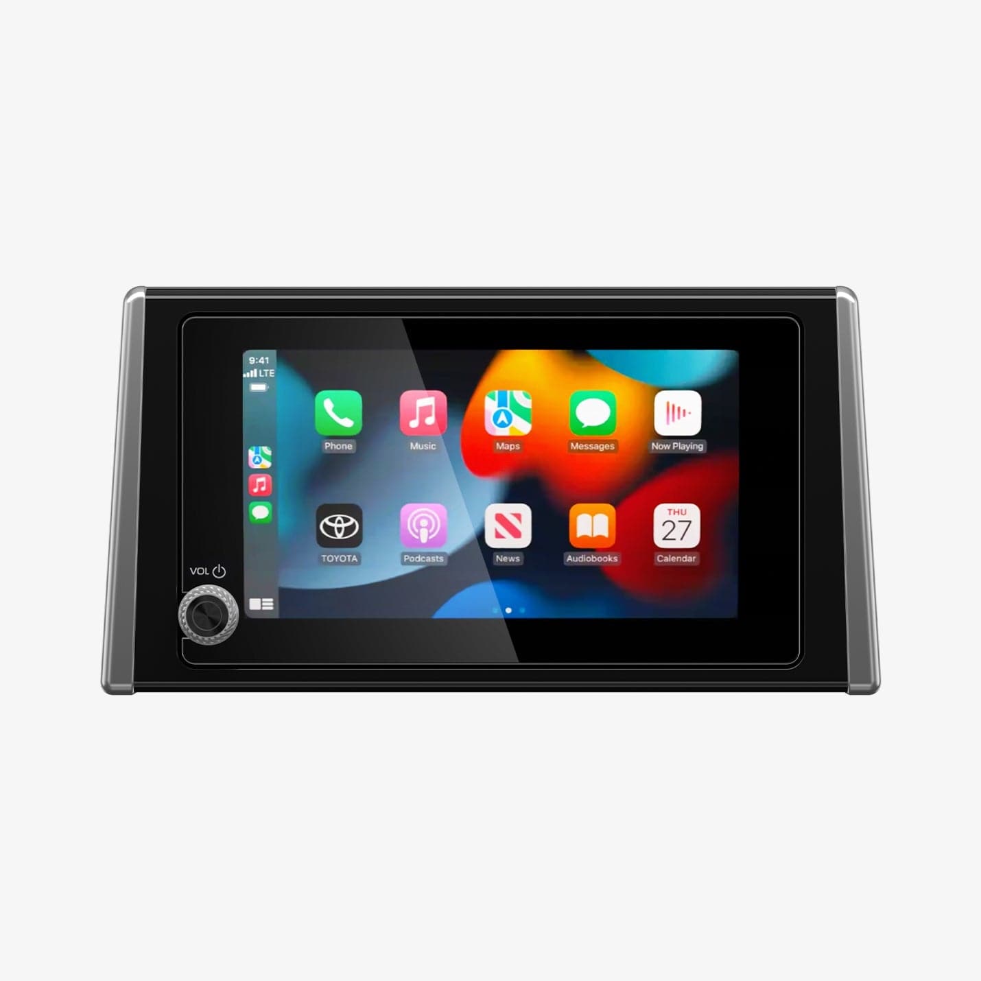 AGL07058 - Toyota RAV4 8" (2023) Screen Protector GLAS.tR SLIM showing the front