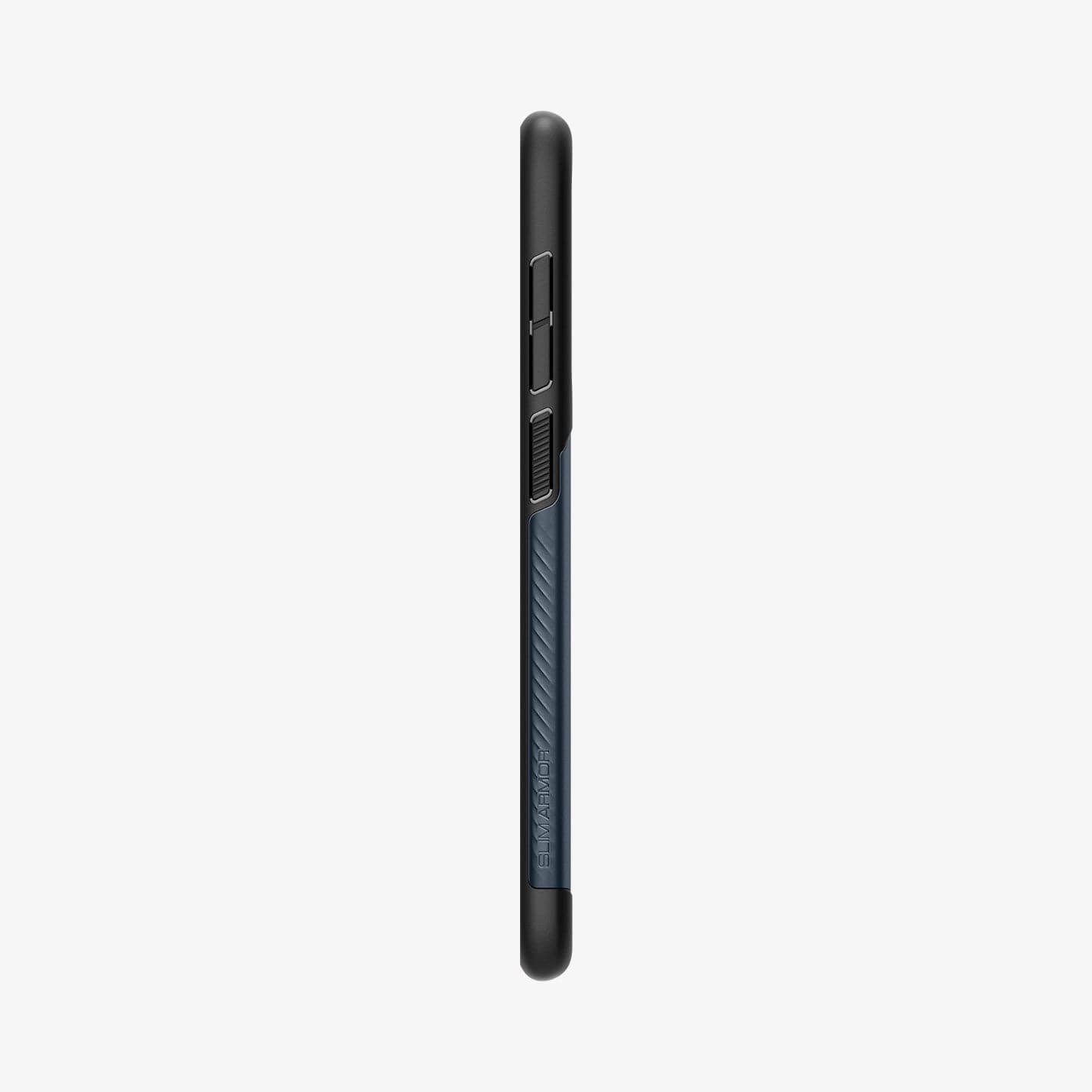 ACS05734 - Galaxy S23 Case Slim Armor in metal slate showing the side with volume controls