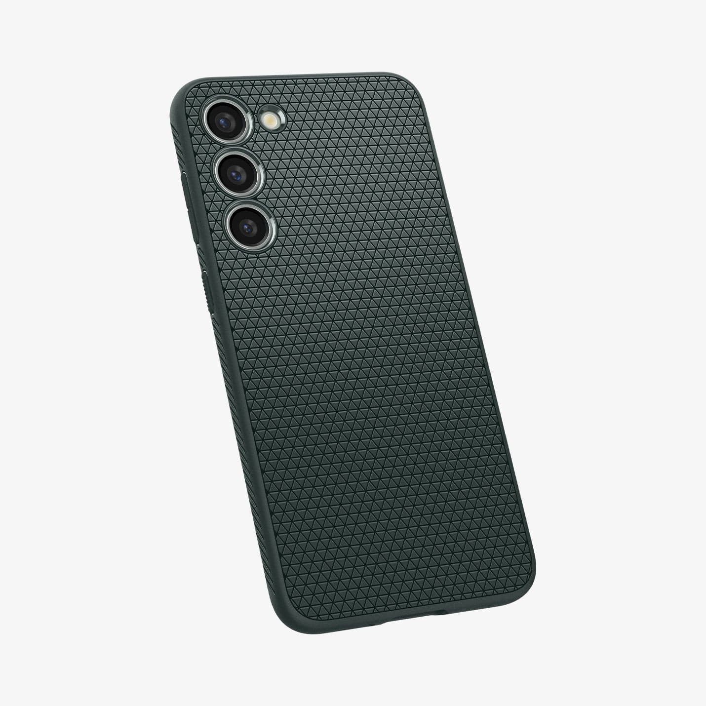 ACS05667 - Galaxy S23 Plus Case Liquid Air in abyss green showing the back and partial bottom