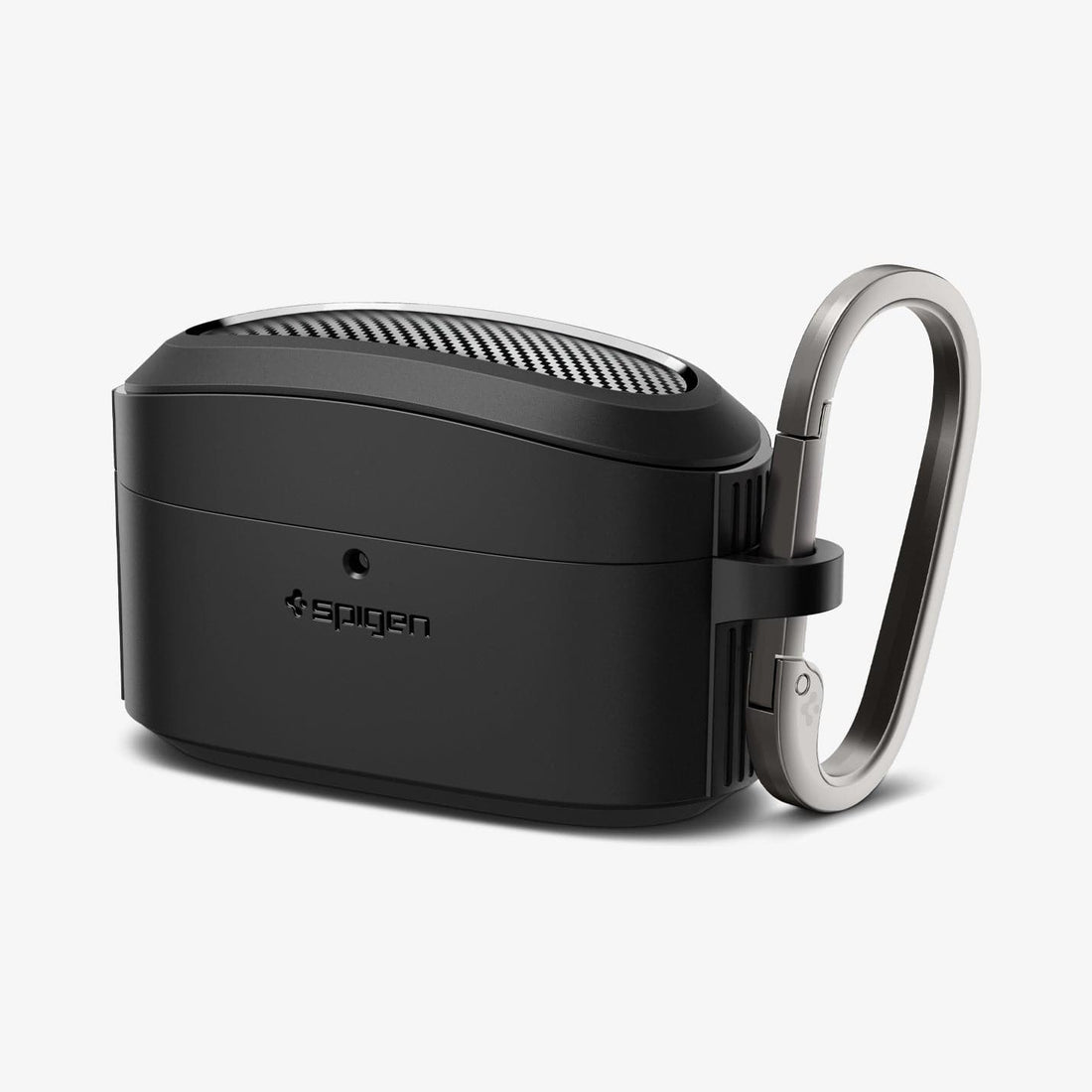 ACS07086 - Sony Earbuds 1000xm5 Case Rugged Armor in black showing the front