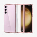 ACS06087 - Galaxy S23 Case Ultra Hybrid in rose crystal showing the back, inside and front