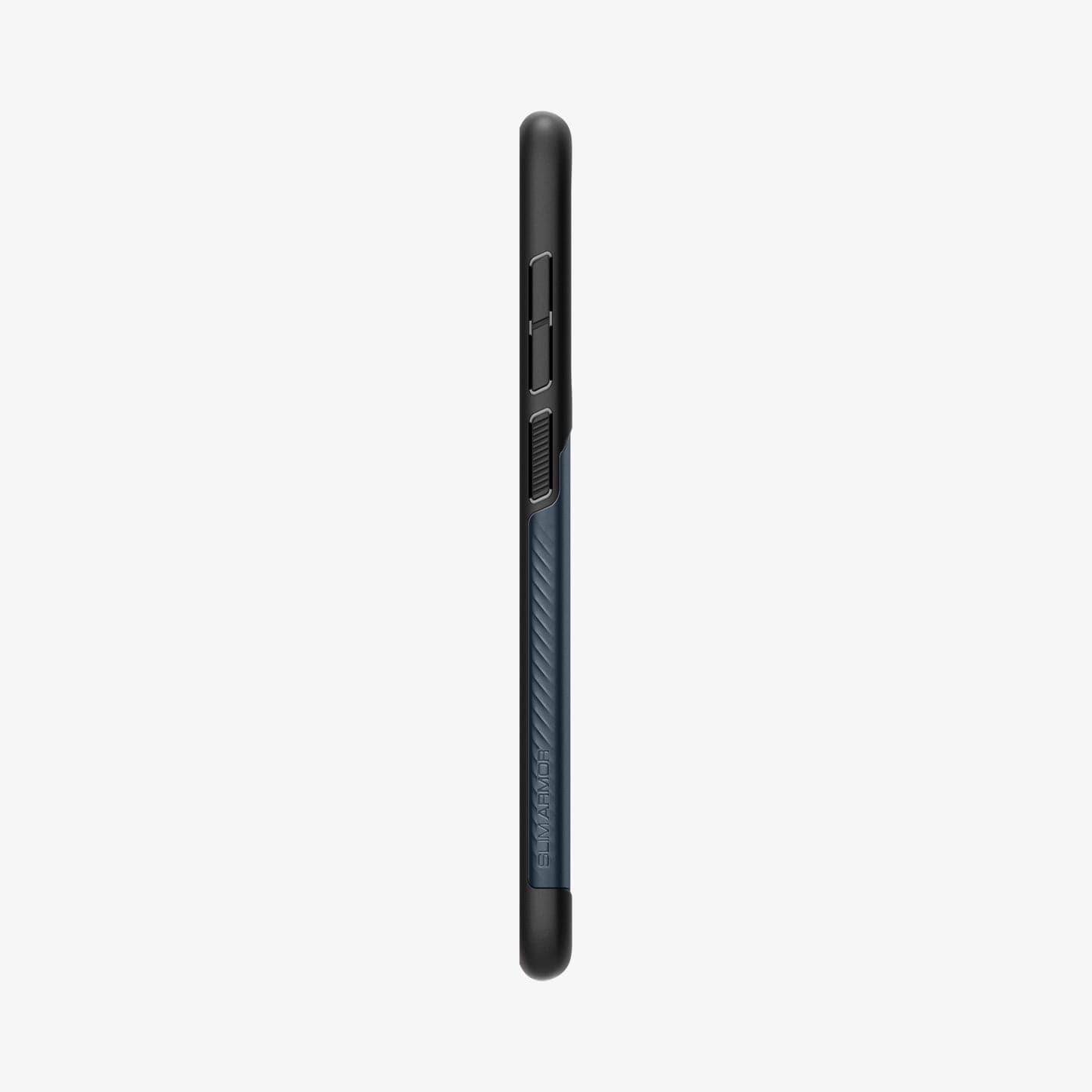 ACS05688 - Galaxy S23 Plus Case Slim Armor in metal slate showing the side with volume controls