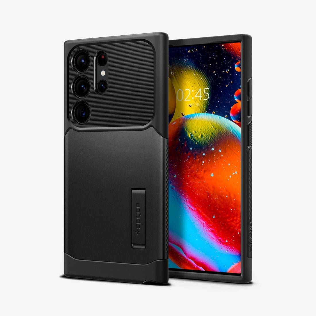 ACS05735 - Galaxy S23 Case Slim Armor in black showing the back