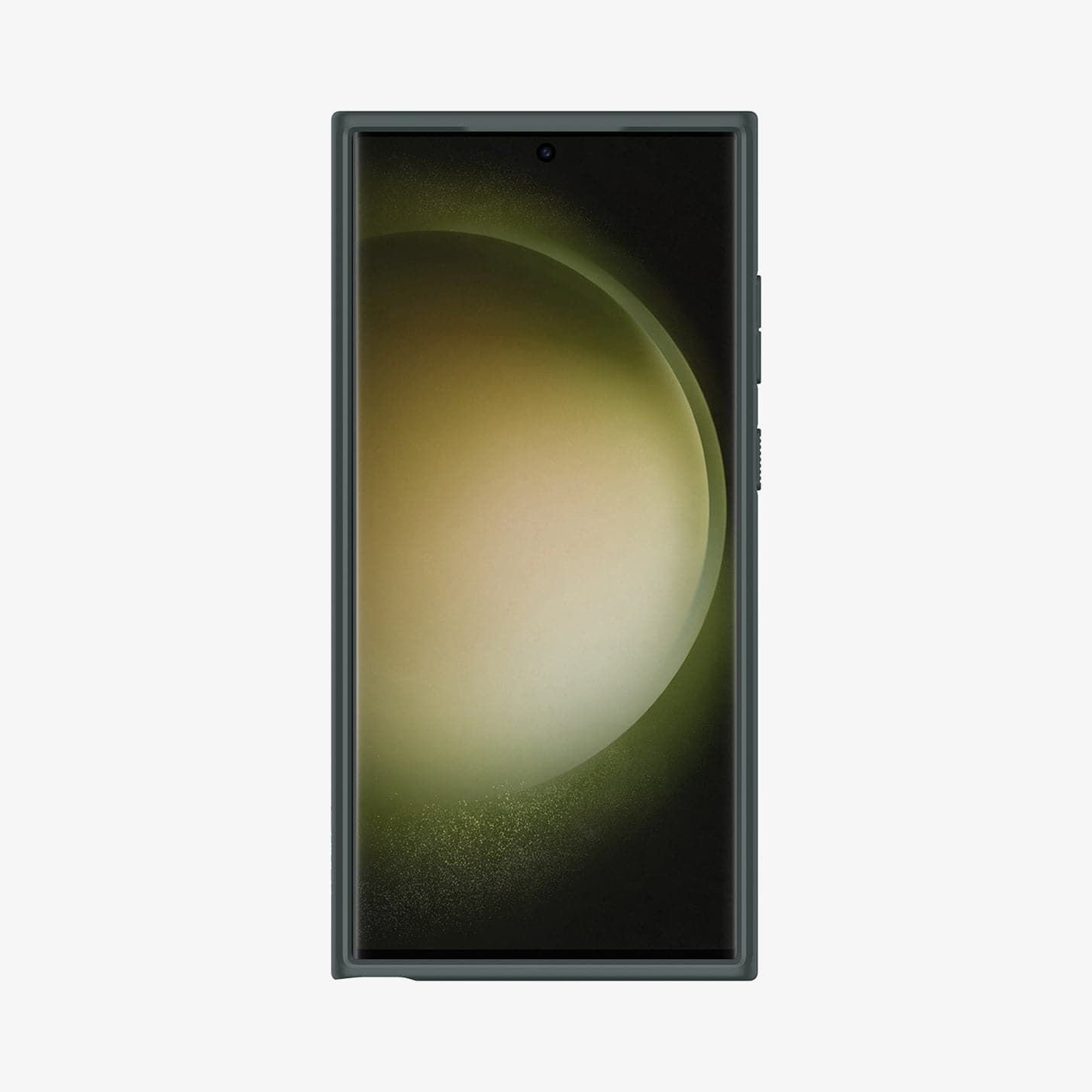 ACS06080 - Galaxy S23 Ultra Case Ultra Hybrid in frost green showing the front