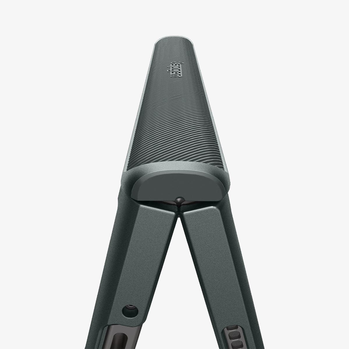 ACS06212 - Galaxy Z Fold 5 Case Slim Armor Pro in abyss green showing the hinge zoomed in