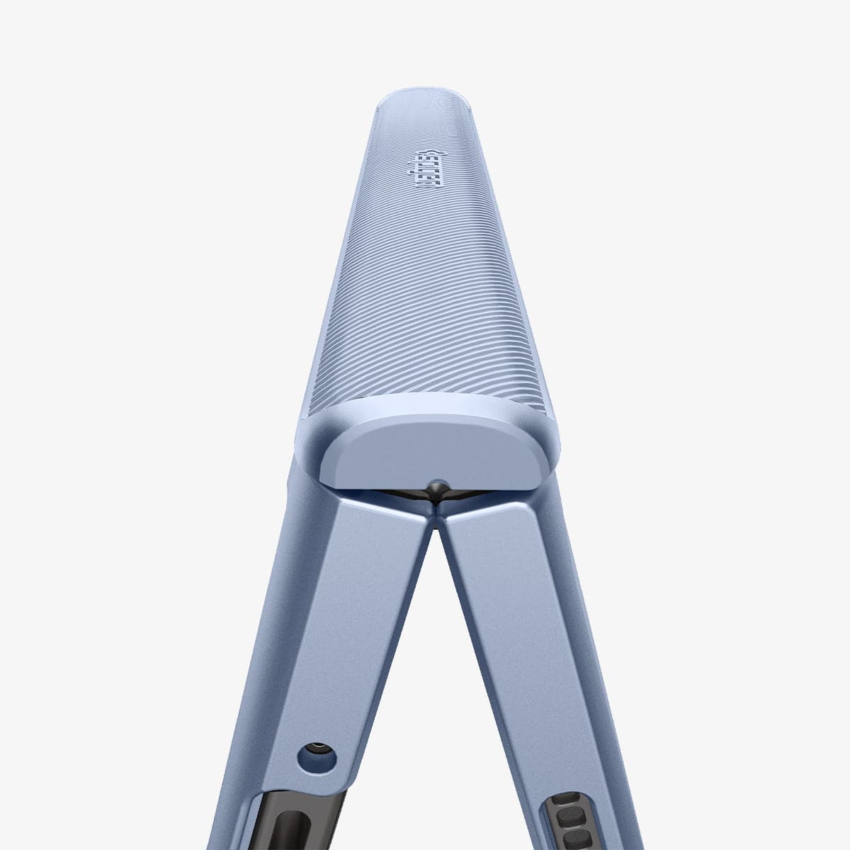 ACS06869 - Galaxy Z Fold 5 Case Slim Armor Pro in sierra blue showing the hinge zoomed in