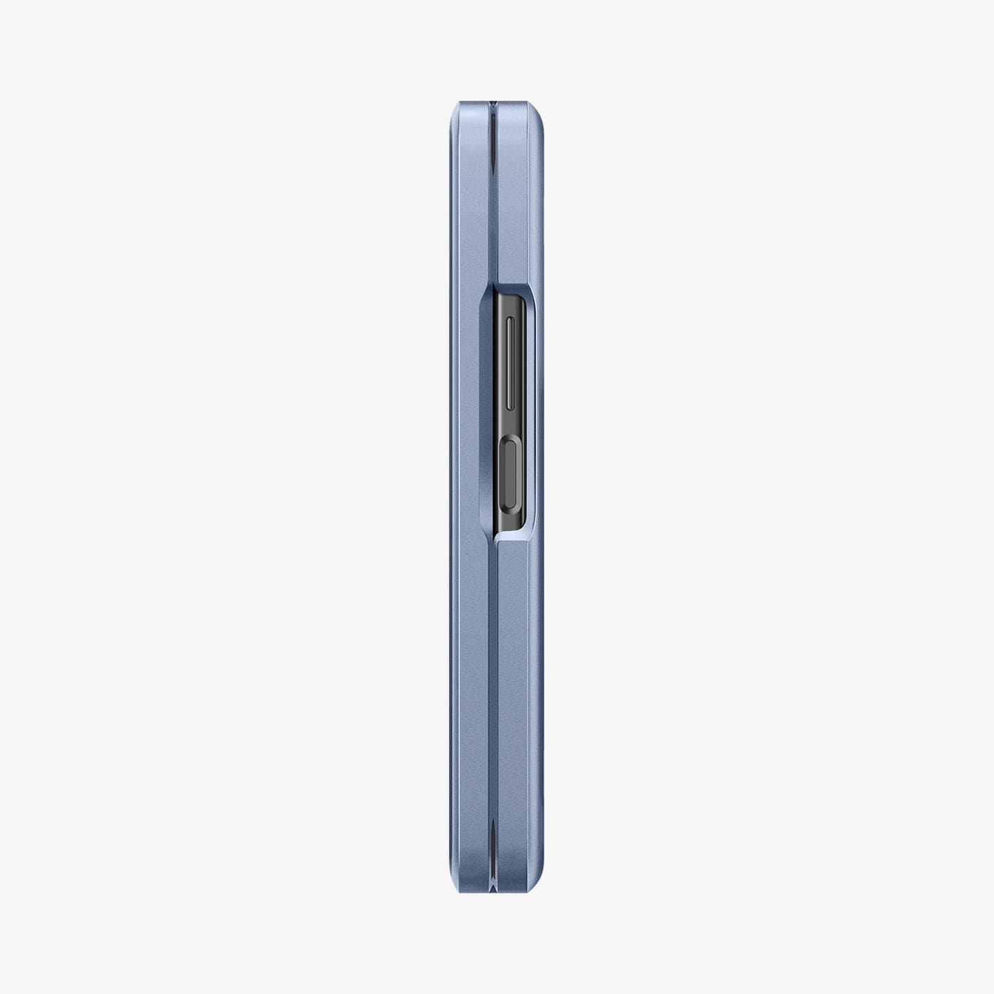ACS06869 - Galaxy Z Fold 5 Case Slim Armor Pro in sierra blue showing the sides