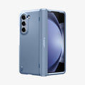 ACS06869 - Galaxy Z Fold 5 Case Slim Armor Pro in sierra blue showing the back, hinge and front