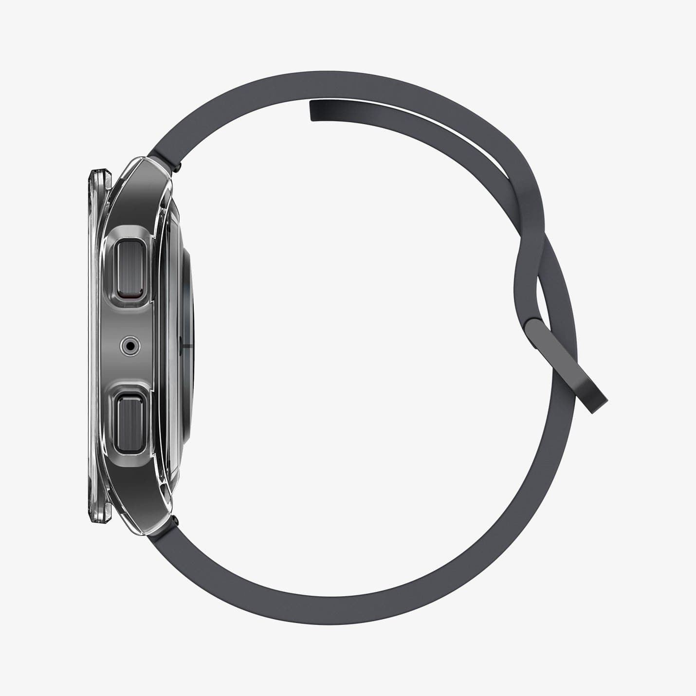 ACS06502 - Galaxy Watch 6 (40mm) Case Ultra Hybrid in crystal clear showing the side