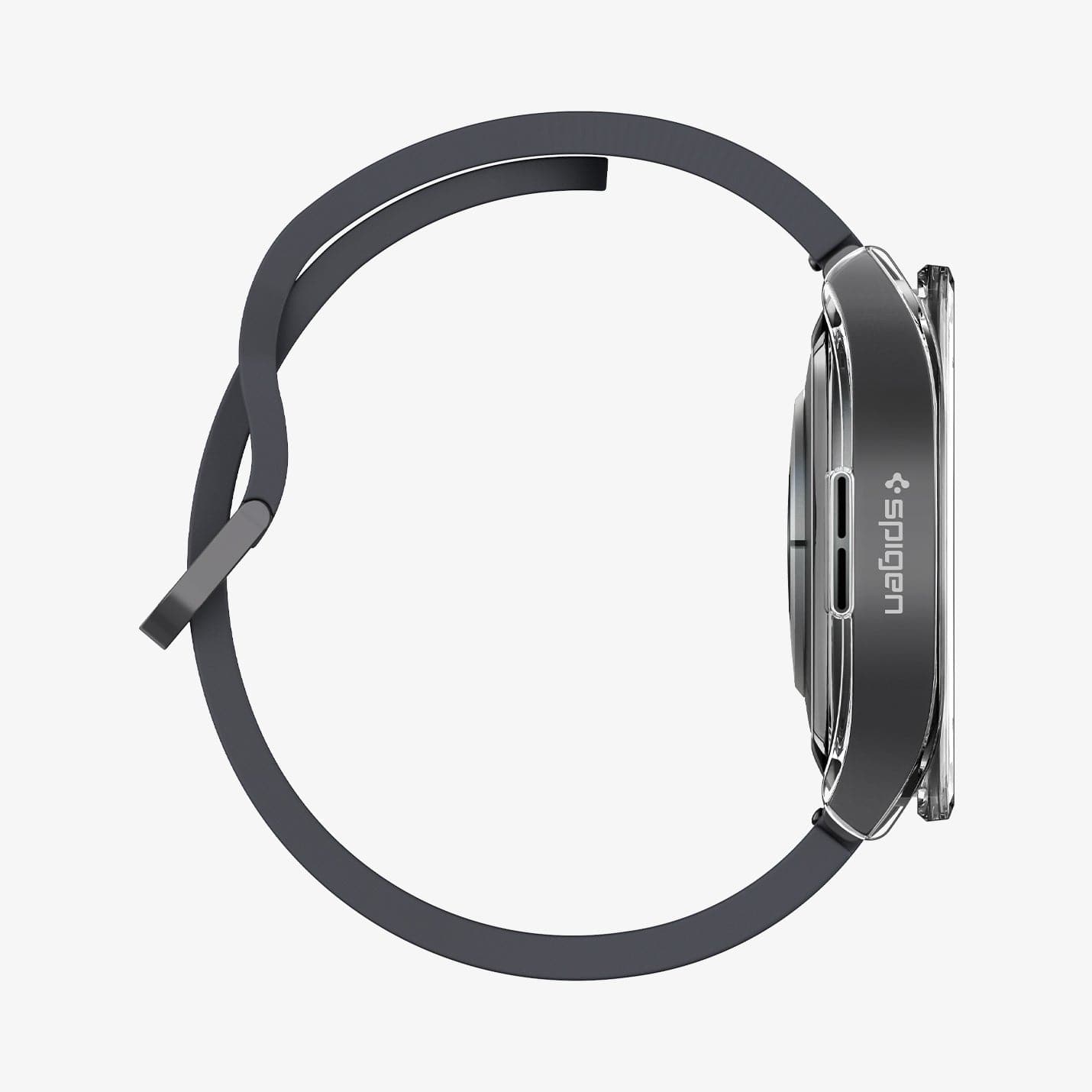 ACS06502 - Galaxy Watch 6 (40mm) Case Ultra Hybrid in crystal clear showing the side