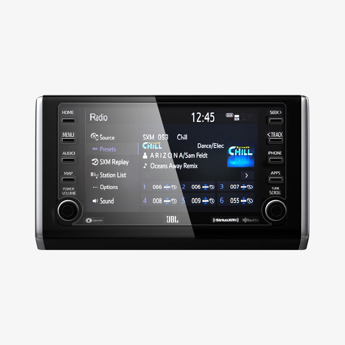 AGL04194 - Toyota Rav 4 Screen Protector GLAS.tR SLIM showing the front