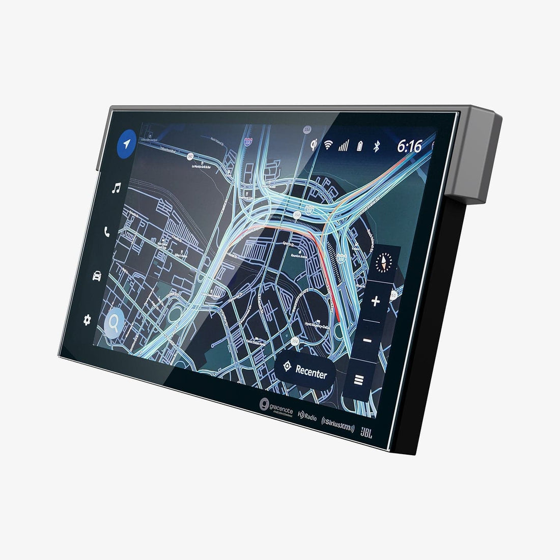 AGL08820 - Toyota Camry 12.3-inch (2025) Screen Protector GLAS.tR SLIM showing the touch screen display, screen protector and packaging