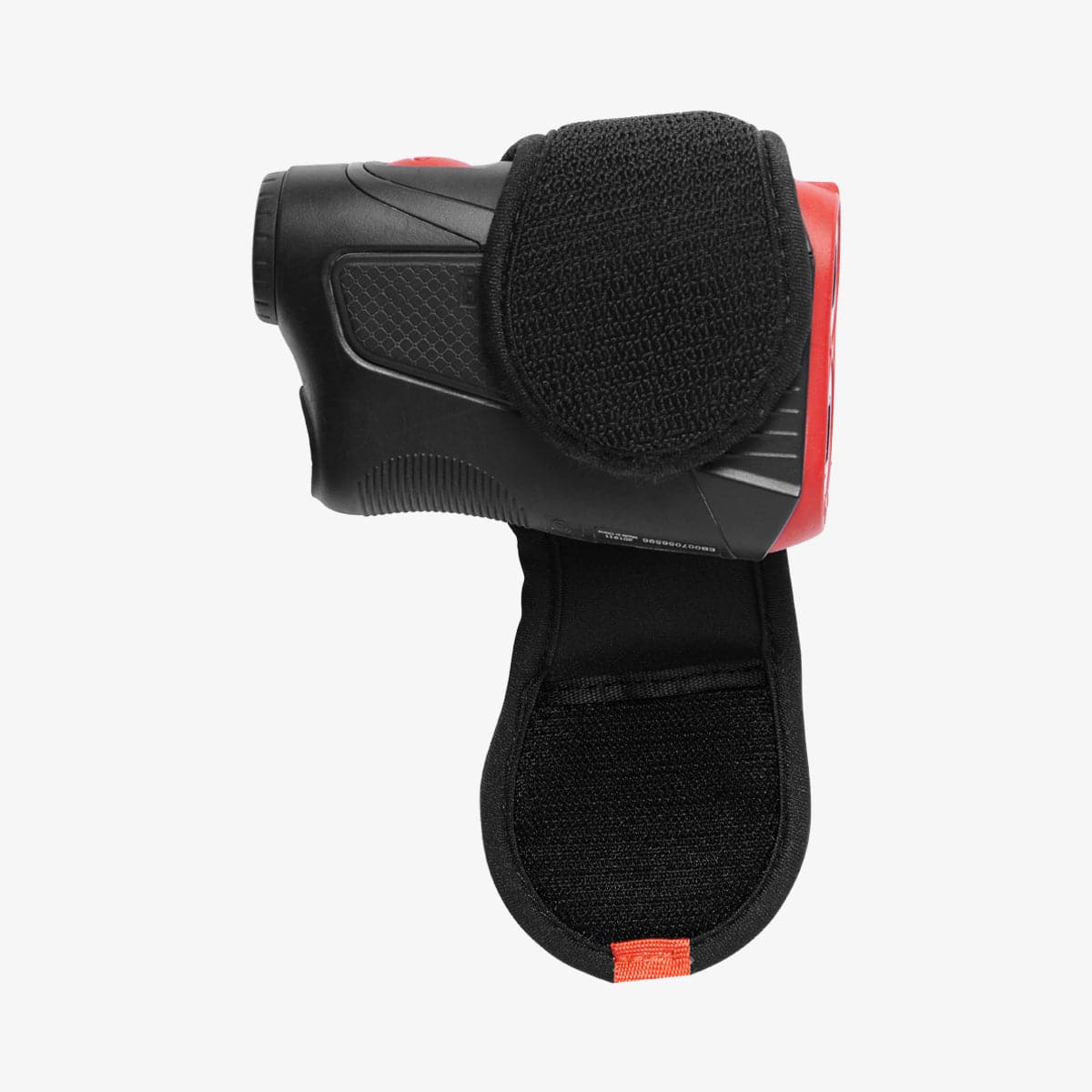 AHP03117 - AirTag Rangefinder Wrap in black showing the side with wrap open