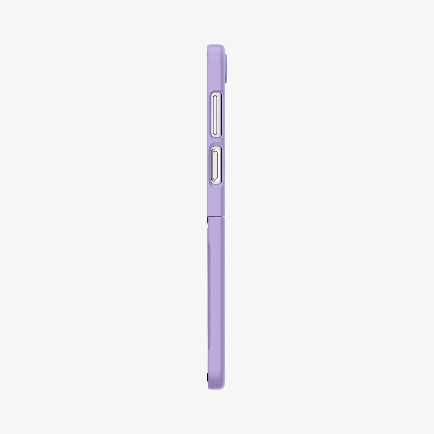 ACS06232 - Galaxy Z Flip 5 Case AirSkin in rose purple showing the side with volume controls