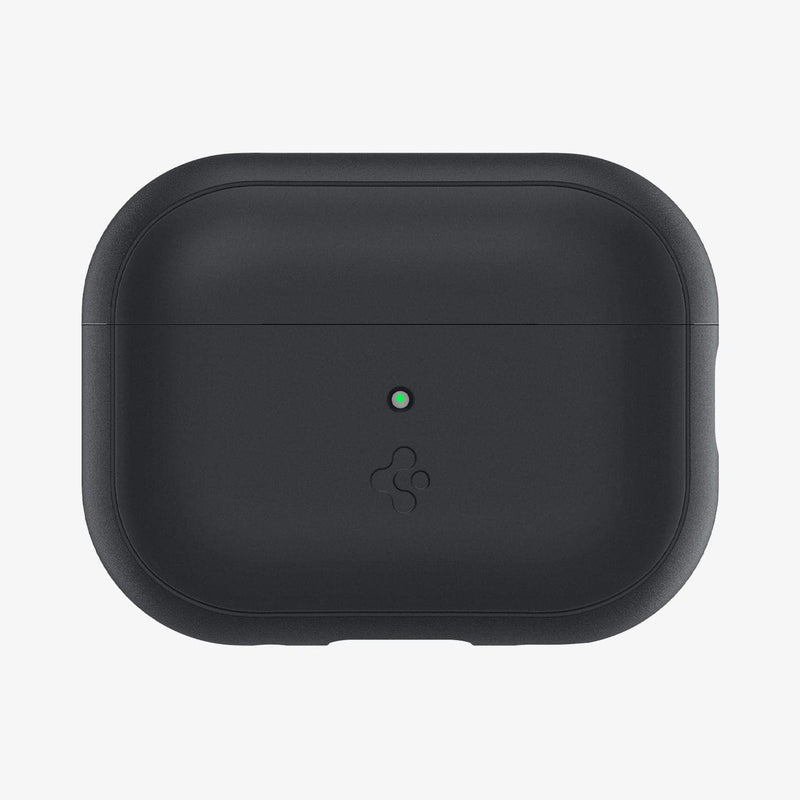 ACS05479 - Apple AirPods Pro 2 Case Silicone Fit + strap in black showing the front