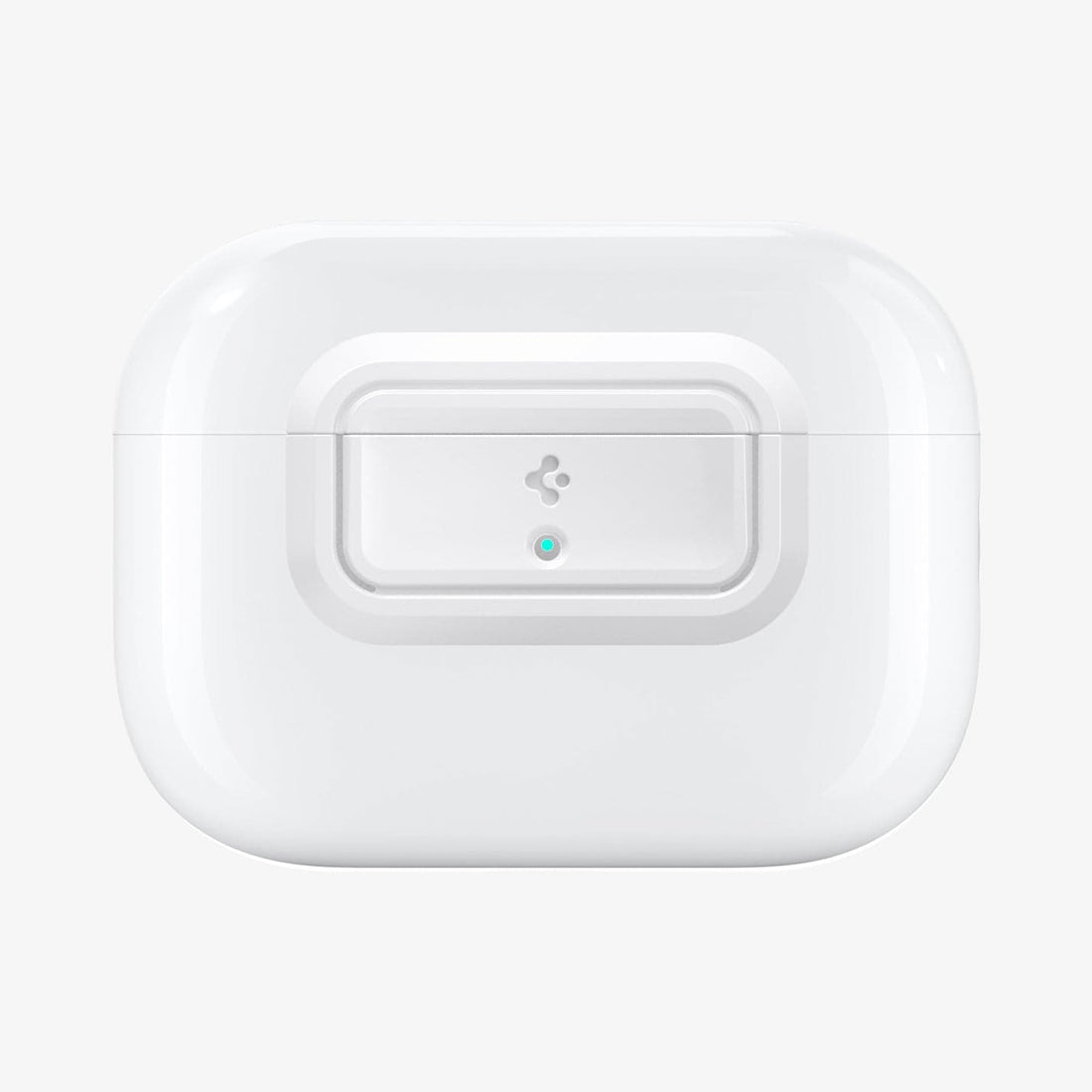 ASD06090 - Apple AirPods Pro / AirPods Pro 2 Case Lock Fit in white showing the front