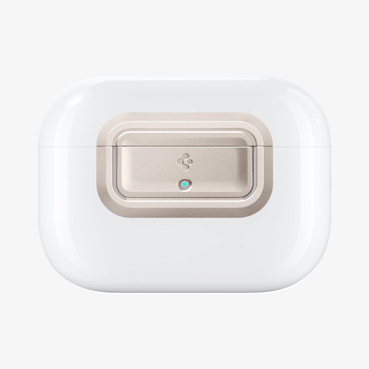 ASD06154 - AirPods Pro 2 Lock Fit M in Starlight showing the front