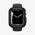 061CS24480 - Apple Watch Series (Apple Watch (41mm)) Case Rugged Armor in black showing the front