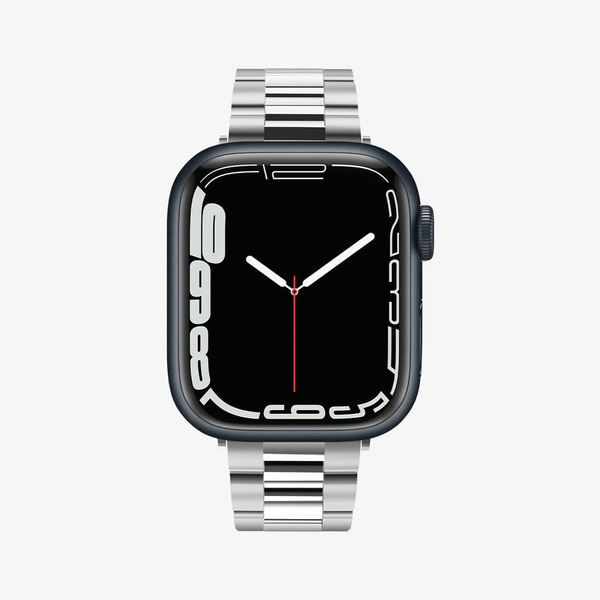 061MP25943 - Apple Watch Series (Apple Watch (41mm)/Apple Watch (38mm)) Watch Band Modern Fit in silver showing the front