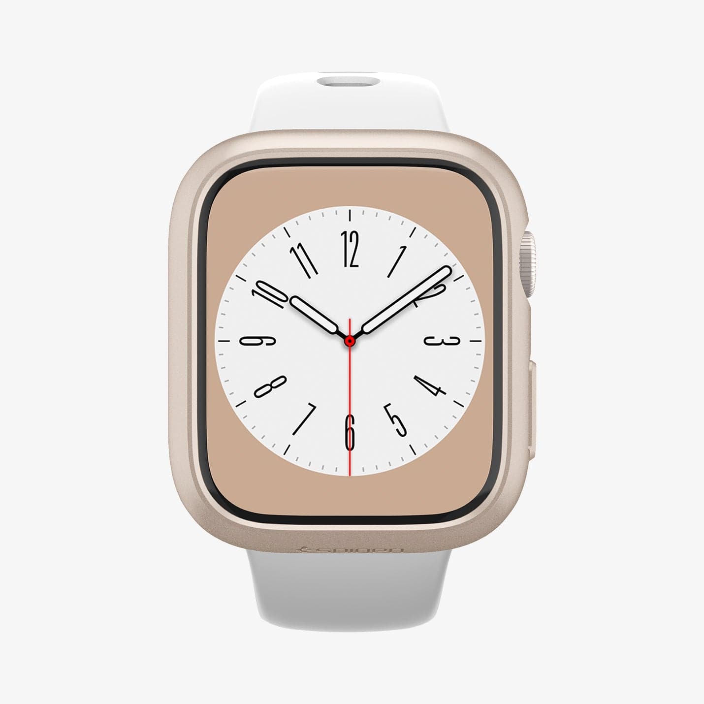 ACS04185 - Apple Watch Series (41mm) Case Thin Fit in starlight showing the front view
