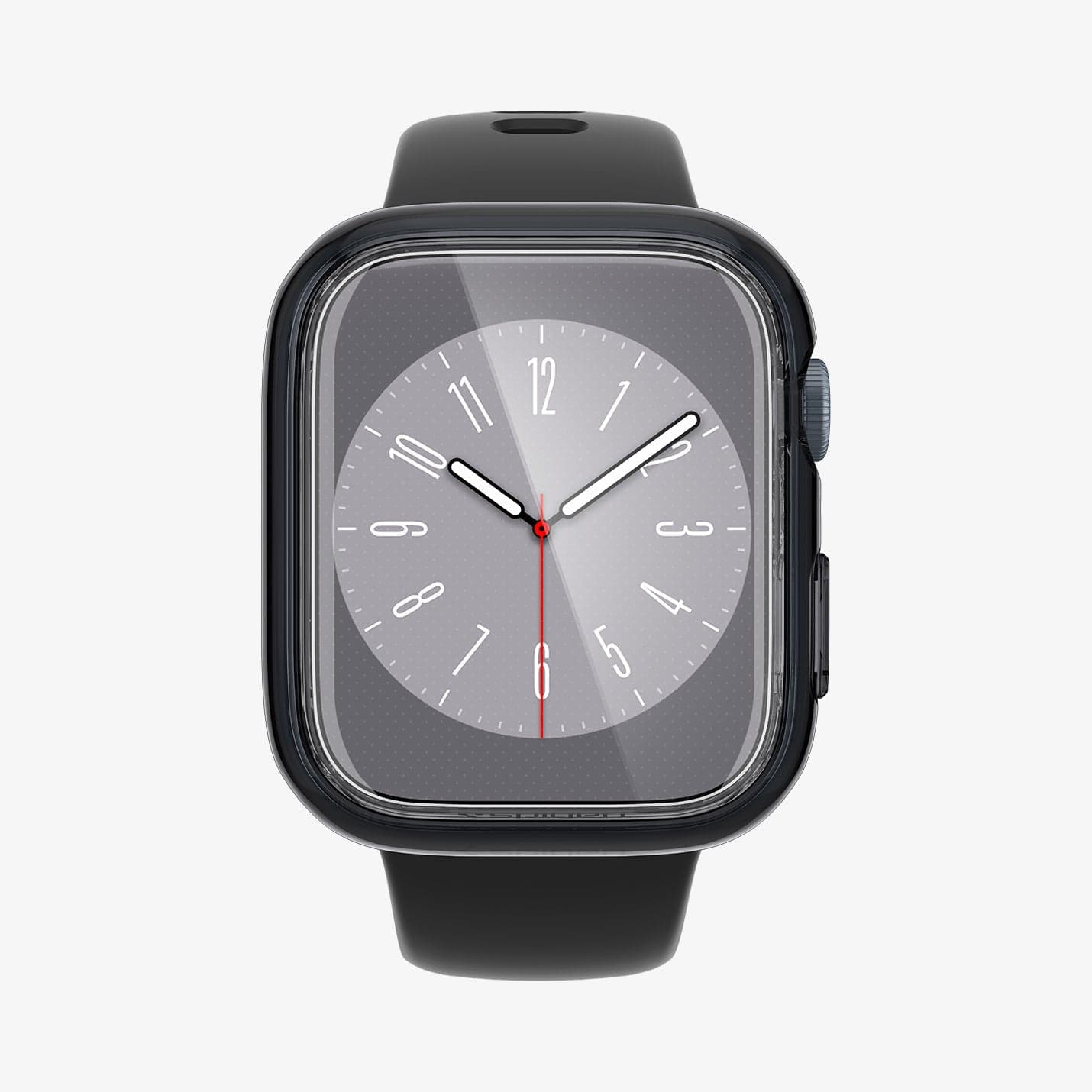ACS04612 - Apple Watch Series (45mm) Case Ultra Hybrid in space crystal showing the front