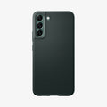 ACS04386 - Galaxy S22 5G Case Liquid Air in abyss green showing the back