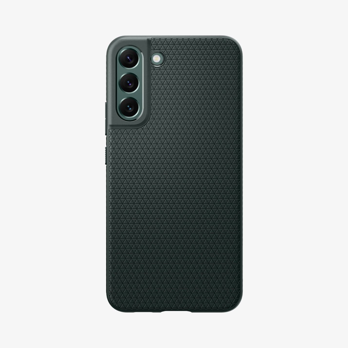 ACS04521 - Galaxy S22 Plus 5G Case Liquid Air in abyss green showing the back