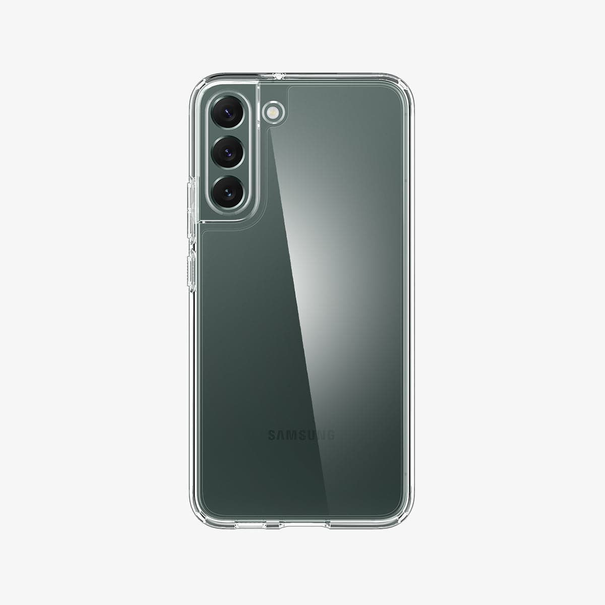 ACS03954 - Galaxy S22 Plus 5G Case Ultra Hybrid in crystal clear showing the back