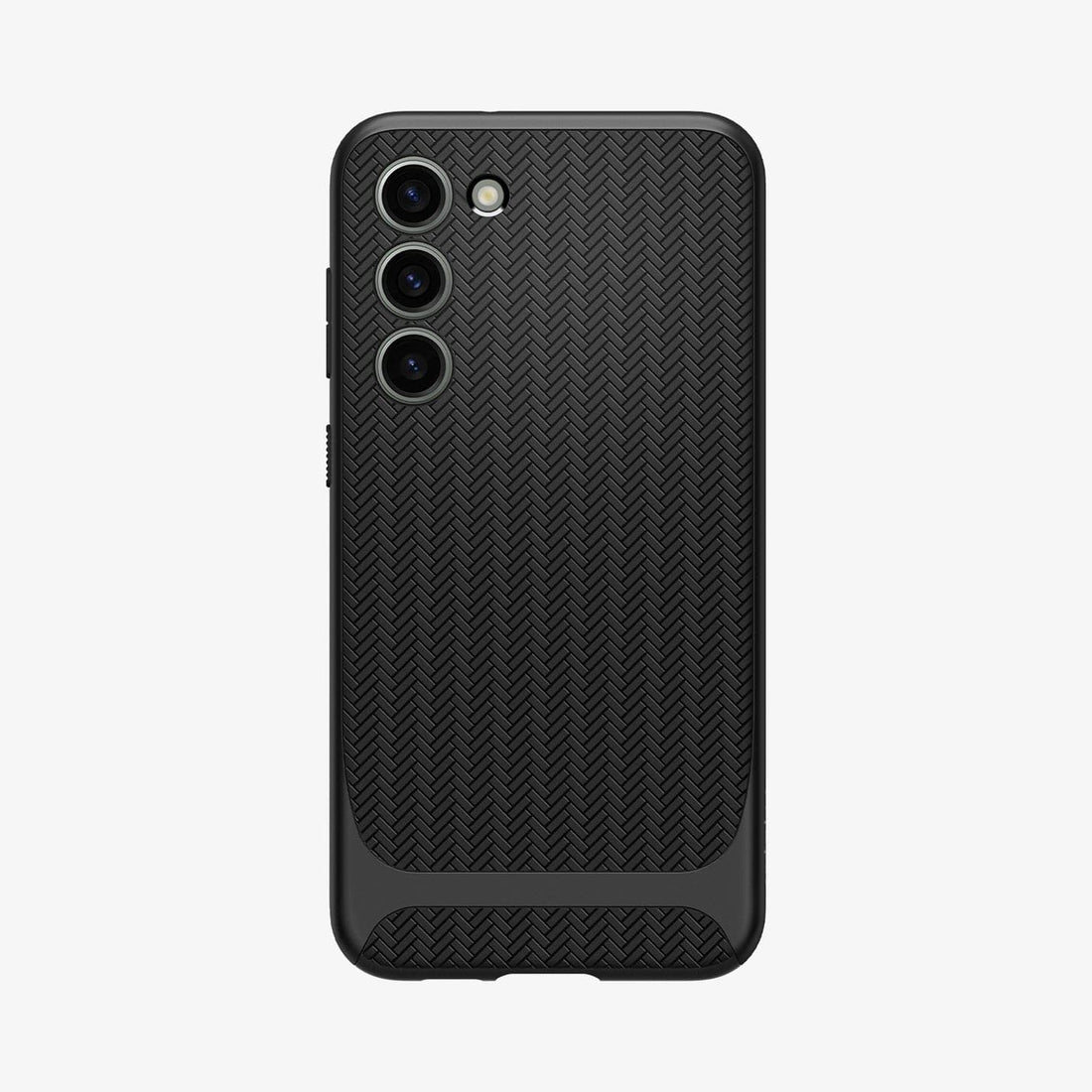 ACS05674 - Galaxy S23 Plus Case Neo Hybrid in black showing the back