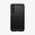 ACS05672 - Galaxy S23 Plus Case Tough Armor in black showing the back